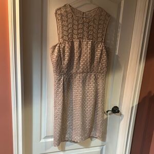 Diane Von Furstenberg Pink Sheath Midi Dress